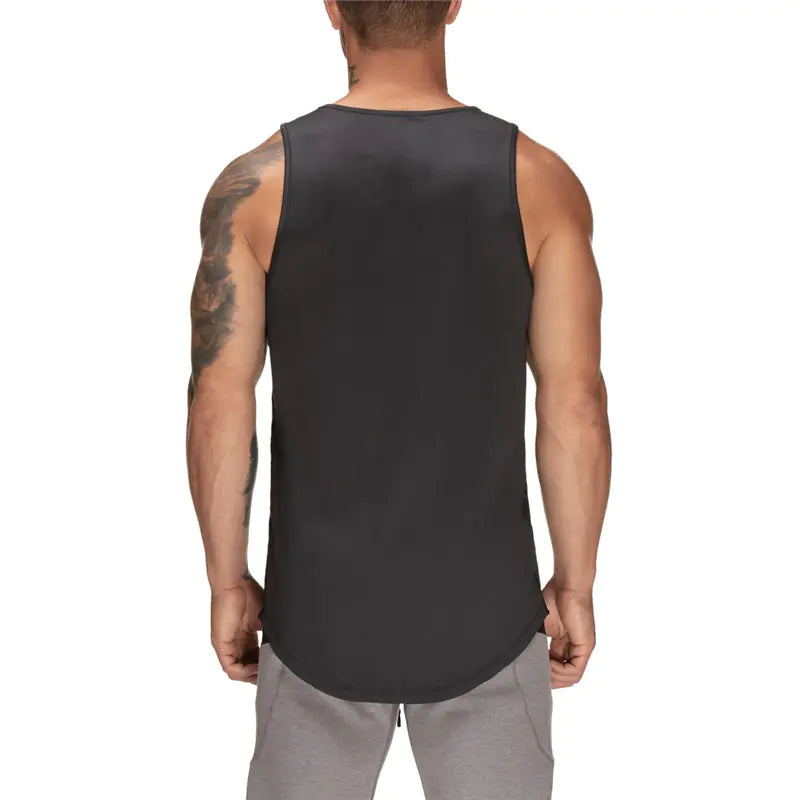 Breathable Polyester Men's Gym Exercise Vest