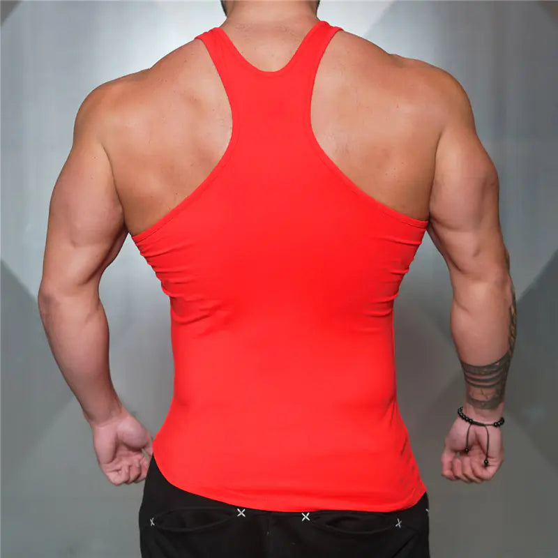 Breathable Cotton Men's Gym Training Vest